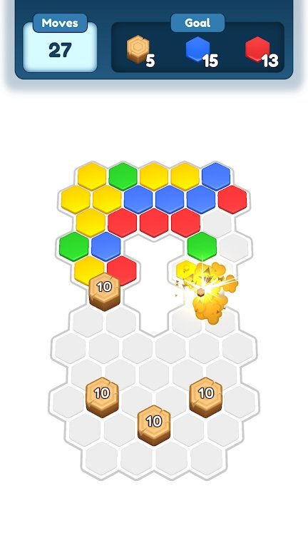 匹配堆积六边形3